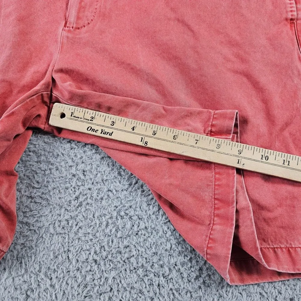 Peter Millar Shorts Mens 40 Salmon Pink Pima Cotton Casual Golf 8